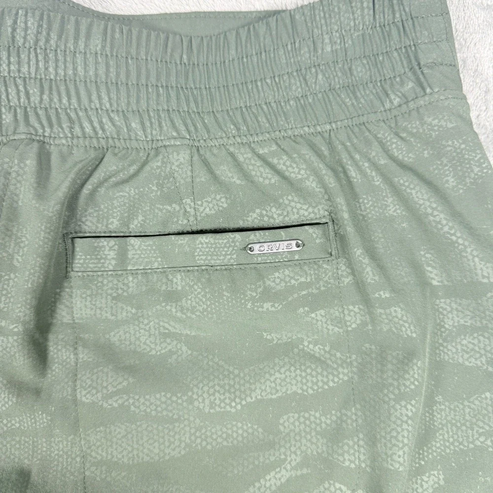 Orvis Womens Small Skort Sage Green Camo Active Hiking Utility Skirt 0783